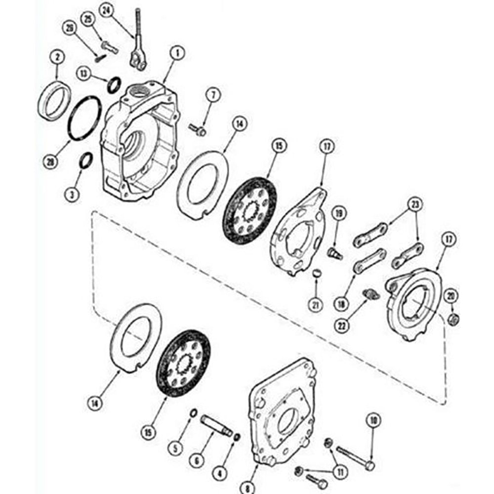 Brake Disc Fits Dresser Replaces 1342285C1