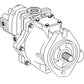 1346425C1 Pump Hydraulic w Gear Pump Reman Fits Case IH 1896 2090 2094 2096 2290