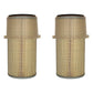 Qty 2: Outer Air Filter Fits Komatsu Replaces 14215183