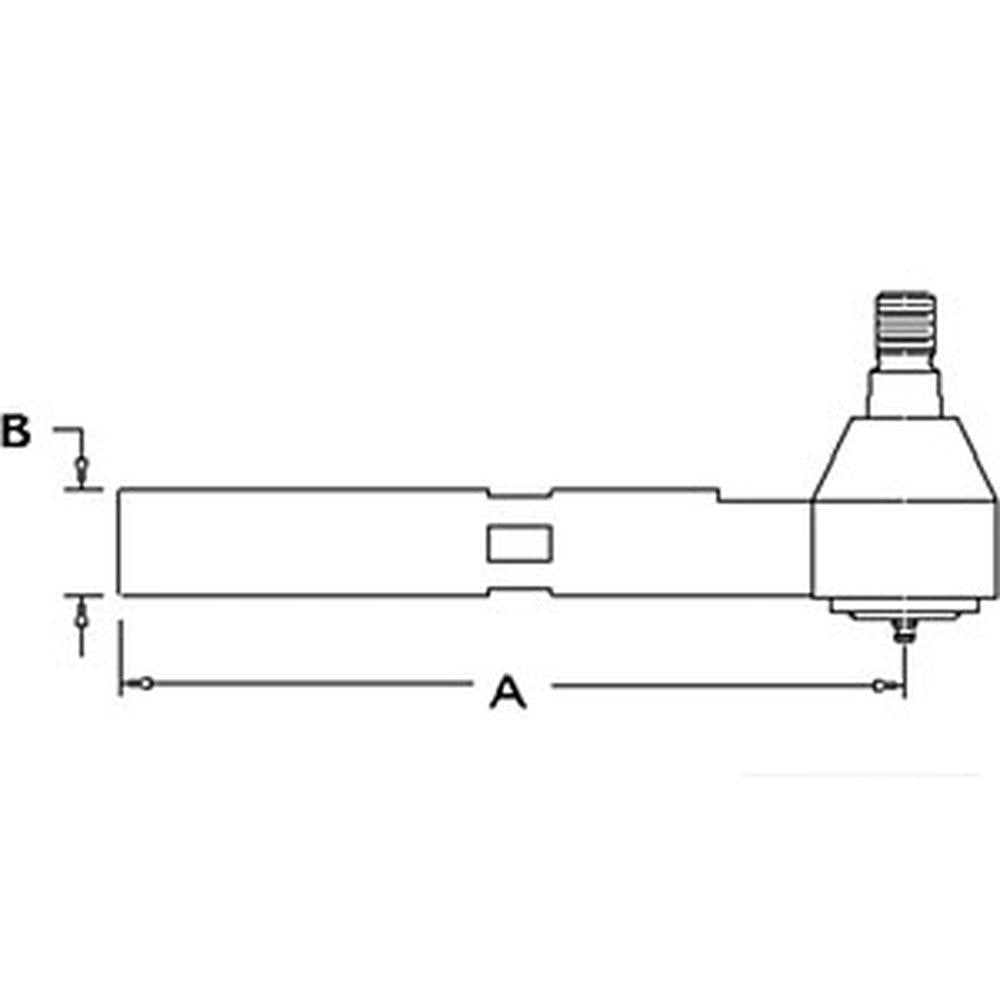 Tie Rod - Mechanical Front Wheel Drive Economy Right Hand