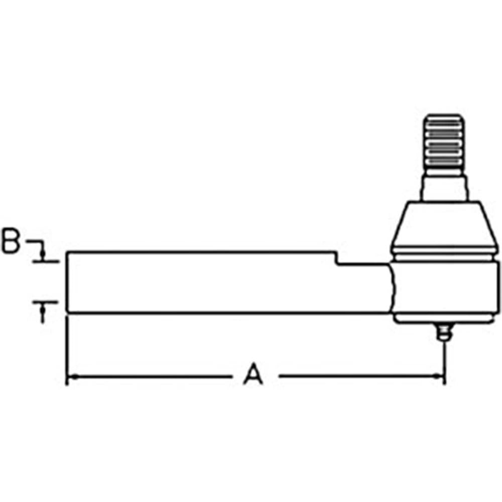 Tie Rod and Ball Joint Carraro - Right Hand or Left Hand MFWD Fits Ford