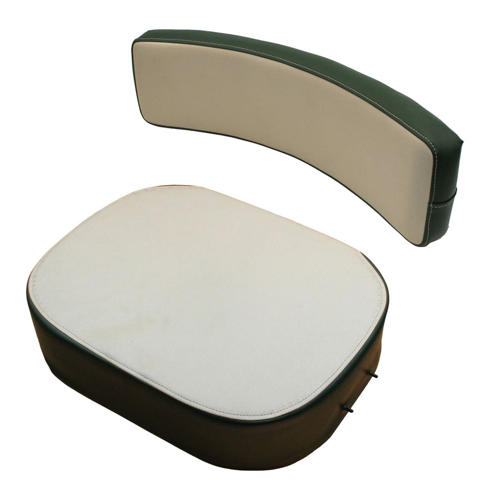Green & White Seat Cushion Set Fits Oliver Replaces 105812ASA