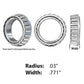 14124 TIMKEN TAPERED ROLLER BEARING 1.25" x 2.717" x 0.7813"
