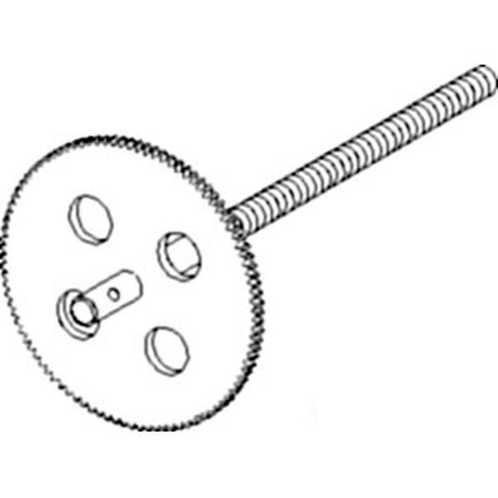 WN-142848A1-PEX Cleaning Fan, Shaft, Adjusting Gear Fits International/CaseIH