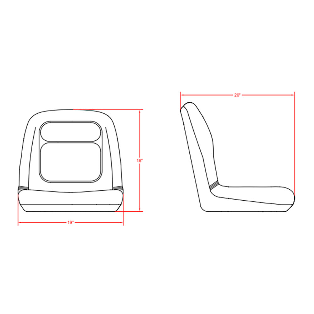 Camo Seat Fits Gator H6X4 TE & Trail Series 4x2 6x4 Diesel Fits John Deere LX