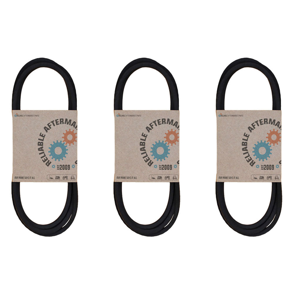 Qty 3: Deck V Belt Fits Murray Replaces 037X61MA