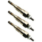 Set of Three (3) Glow Plugs Fits Kubota 15521-65510 KH-8 B5200 B7001 B7100 L8200