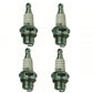 Four Spark Plugs Fits Champion CJ8 Fits Denso W20MU Fits Auto-Lite 255 1295