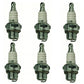 Six (6) Spark Plugs Fits Champion CJ8 Fits Denso W20MU Fits Auto-Lite 255 1295