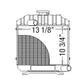 One New Radiator Fits Kubota B7100HST-DT B7100HST-E
