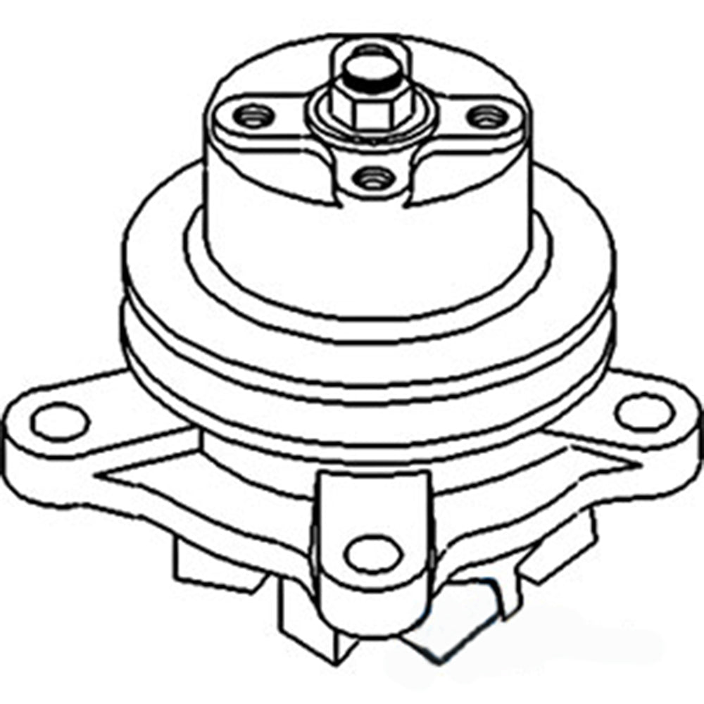 New Water Pump 1561173030 Fits Kubota Tractor Models 4" in Diameter 1/2" Groove