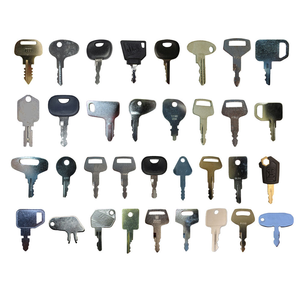 Heavy Construction Equipment Operator 43 Ignition Key Set Fits CAT Fits Case