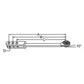 Non-Adjustable Side Link Fits Universal Products Models 159-1150 1591150