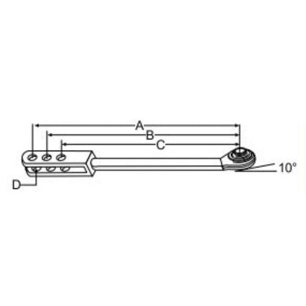 NonAdjustable Side Lift Link for Three Point Hitch Fits John Deere Fits Kubota