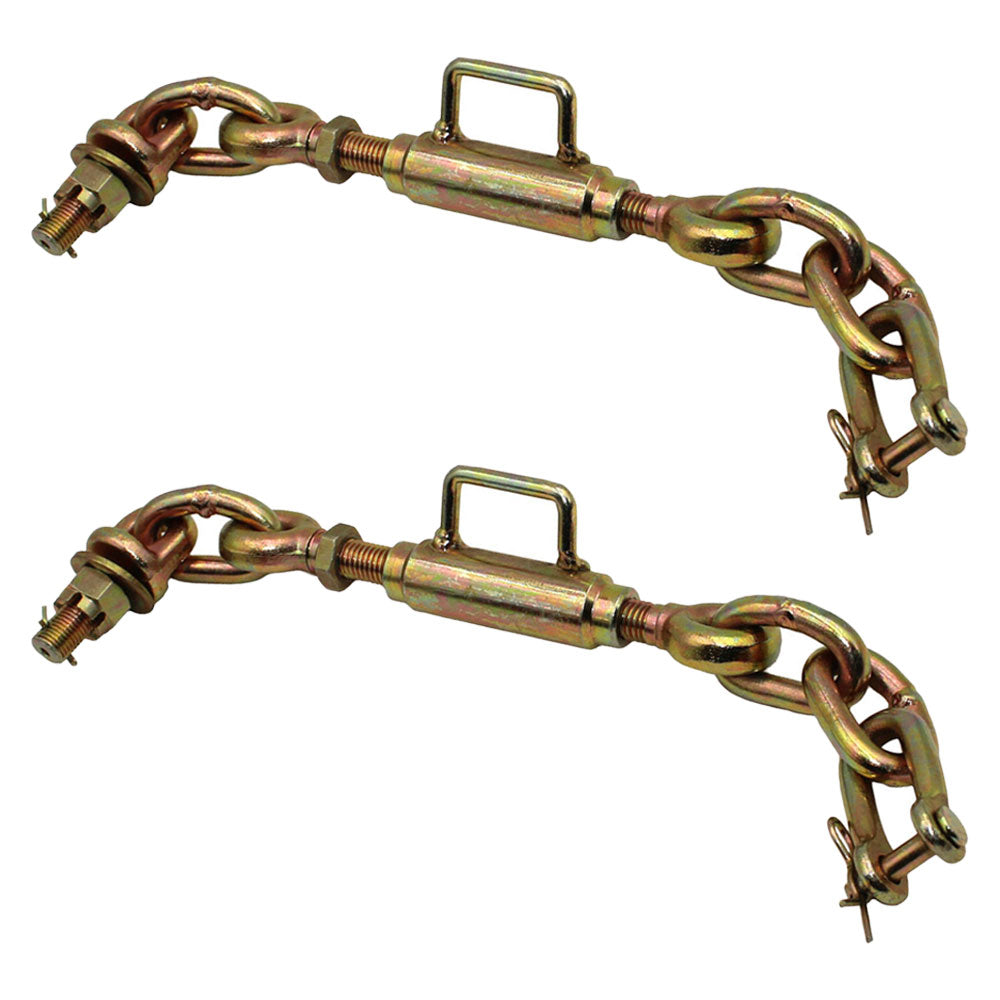 Qty 2: Adj. Compact Check Chain Stabilizer Fits Shibaura Replaces 15 HP to 40 HP