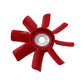160895M1 Plastic Fan 8-Blades Fits Massey Ferguson 275 285 15.625" Diameter