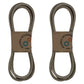 5103392 Qty 2: Heavy Duty Deck Belt
 Fits Snapper Made with Aramid
