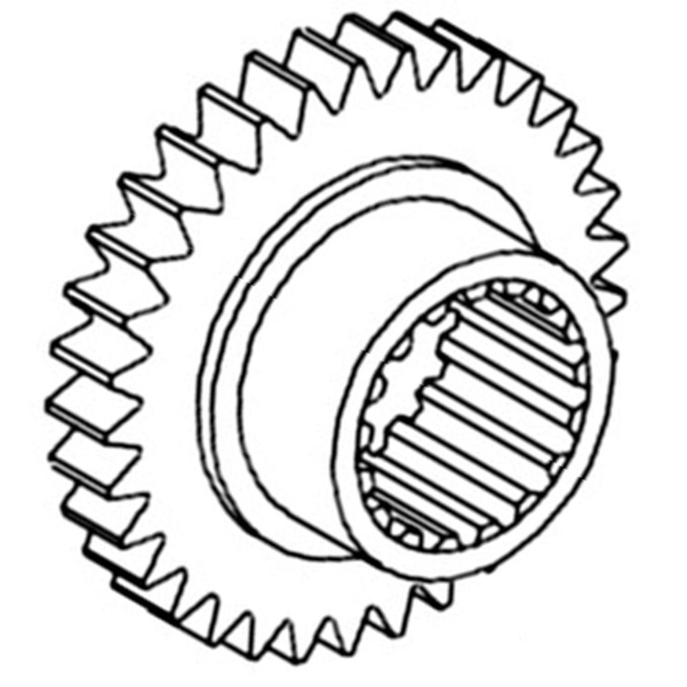 1617923M3 Trans Countershaft Pinion Gear Fits Massey Ferguson Tractor Model