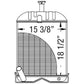 1660655M92 Radiator Fits Massey Ferguson 231, 240P