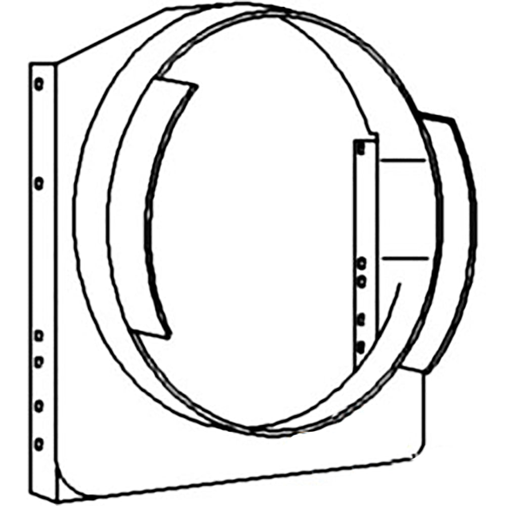1662126M95 New Fan Shroud Fits Massey Ferguson Tractor Models 30E 30H 40E +