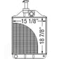 Radiator Fits Massey Ferguson Replaces 1683977M92