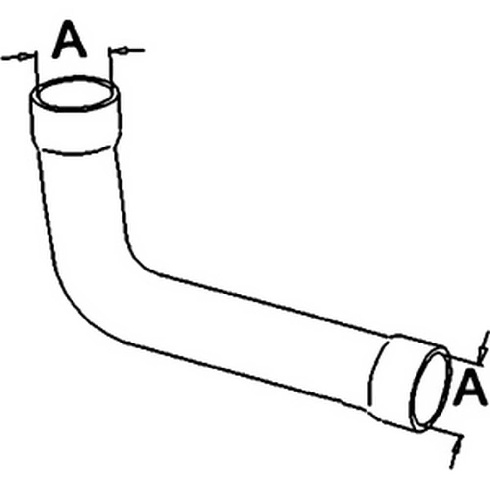 Upper Radiator Hose Fits Massey Ferguson Replaces 1672030M1