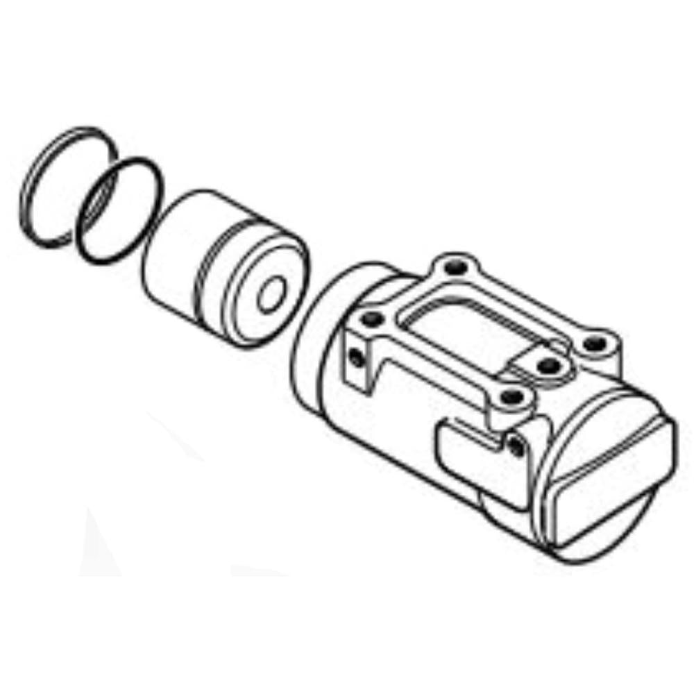 1671082M1 New Hydraulic Lift Cyl & Piston Set Fits Massey Ferguson Tractor Model