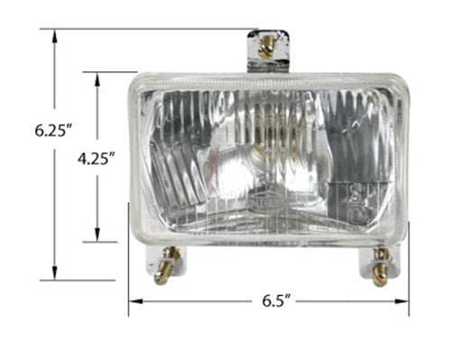 Qty 2: Headlamp Fits Massey Ferguson Replaces 1693943M1