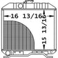 Radiator 17355-72060 Fits Kubota L2850 L3250