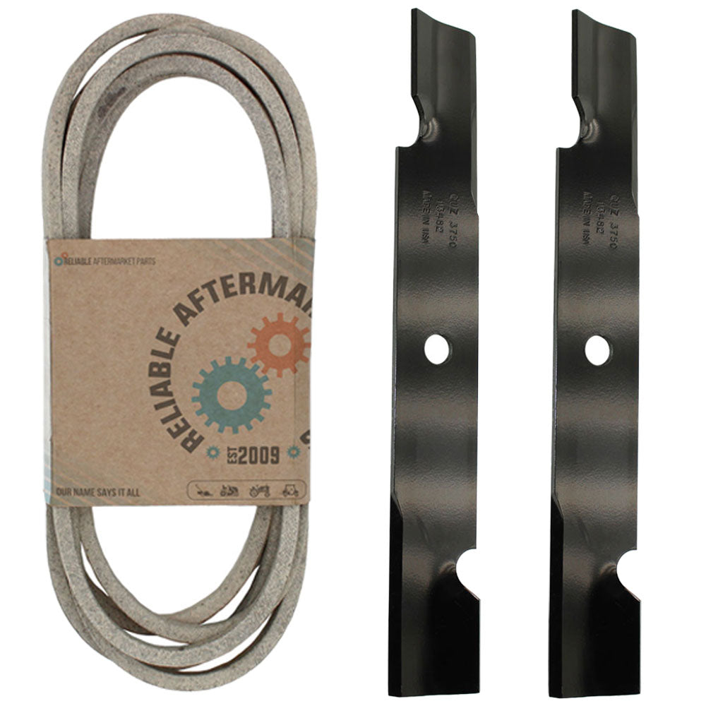Blades & Belt Kit Fits Snapper Replaces 265-792 Made With Aramid