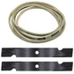 Blades & Belt Kit Fits Sears Replaces 7103789 Made With Aramid
