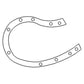 New  A-1750274M1 Gasket Timing Cover Fits Massey Ferguson Tractor TO20 TO30 TE20
