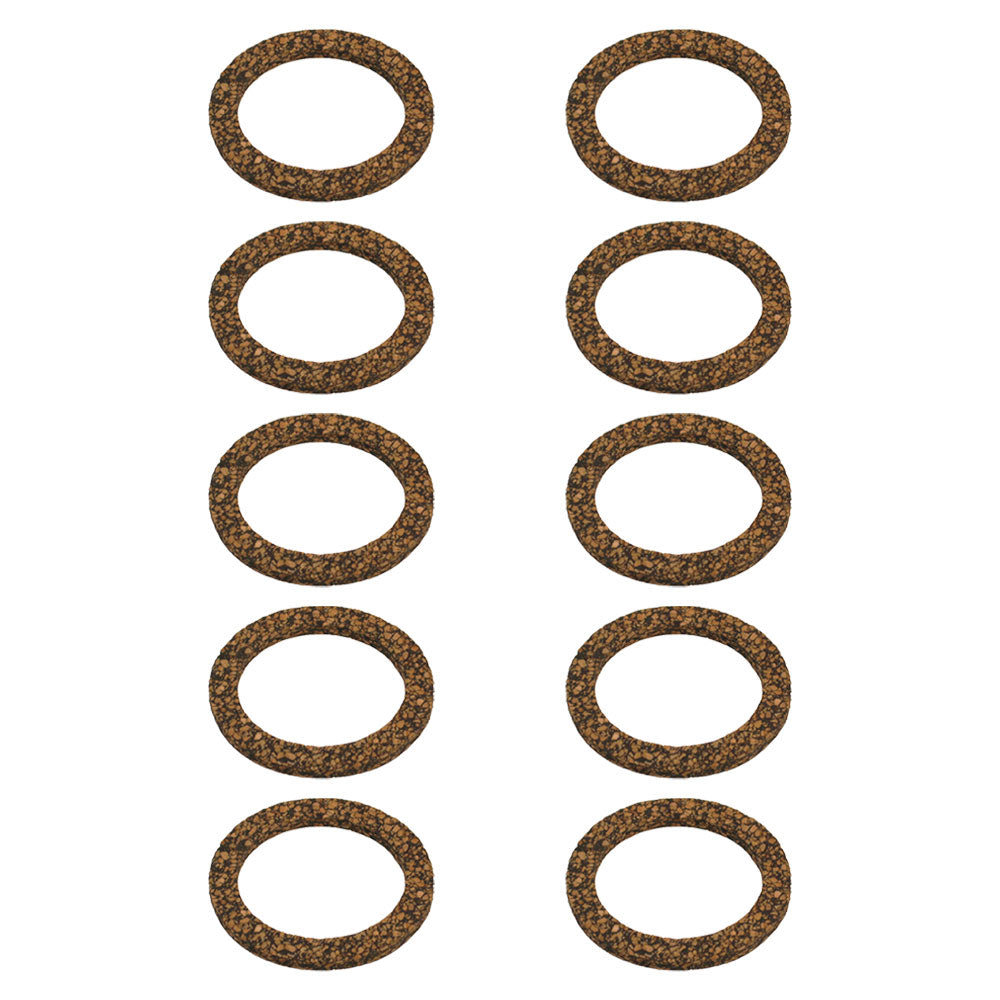 Qty 10: Sediment Bowl Gasket (Cork) Fits Minneapolis-Moline Replaces 15P13