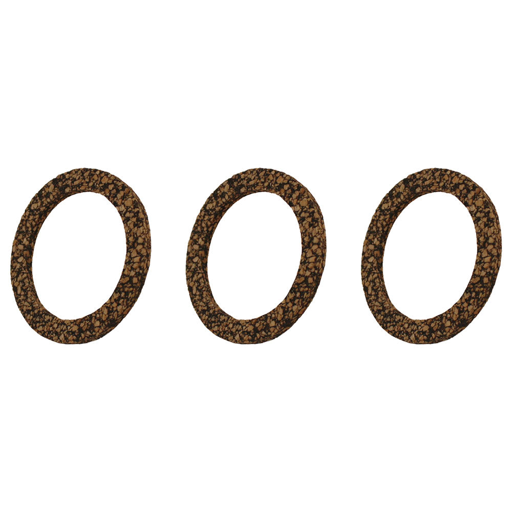 Set of Three Cork Fuel Bowl Gaskets 70208362 Fits Allis Chalmers L886T Fits JD