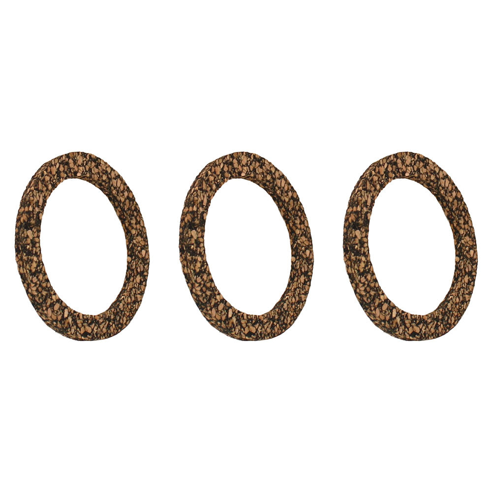 Set of Three Cork Fuel Bowl Gaskets 70208362 Fits Allis Chalmers L886T Fits JD