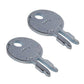 Qty 2: Ignition Keys Fits Massey Ferguson Replaces 180292M1