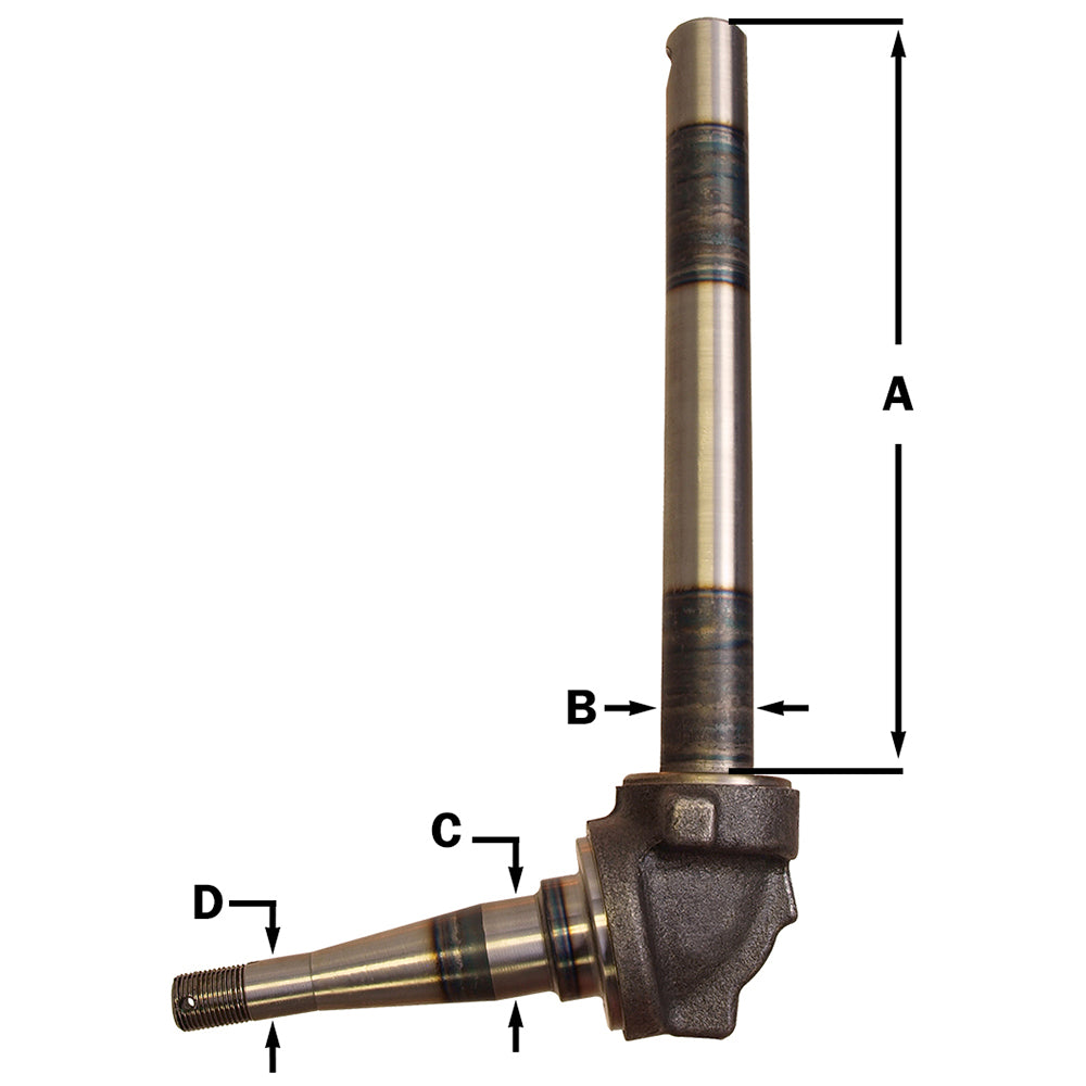 Right Hand Spindle Fits Massey Ferguson Replaces 180346M1