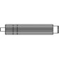 S.40764 Main Shaft 18 Spline Fits Massey Ferguson