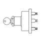 Key Switch Fits Massey Ferguson TO20 TO30 TO35 MF35 MF50 MF65 SSW2850 180681M93