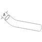 180783M1 Fits Massey Ferguson Radiator Hose Lower Bottom TO35 135 2135 202 204