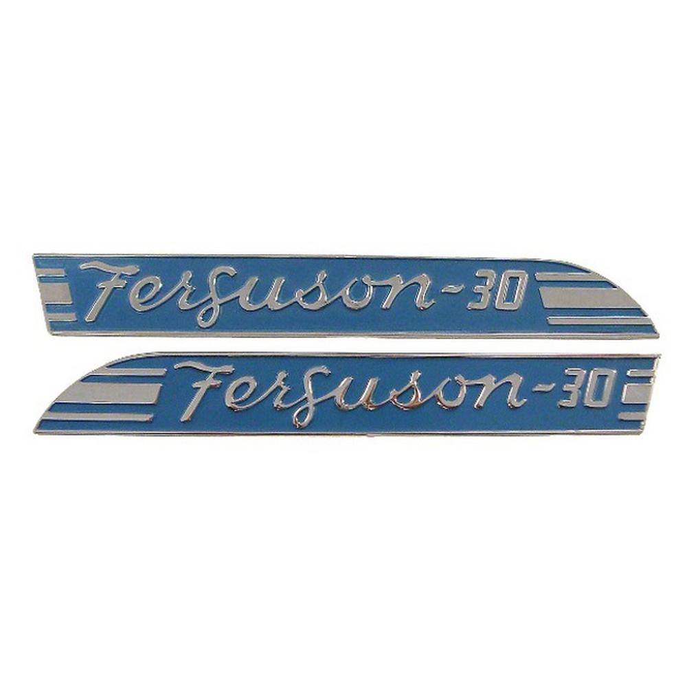 MFS067 Fits Massey Ferguson TO30 Side Emblem Pair Fits Massey Ferguson