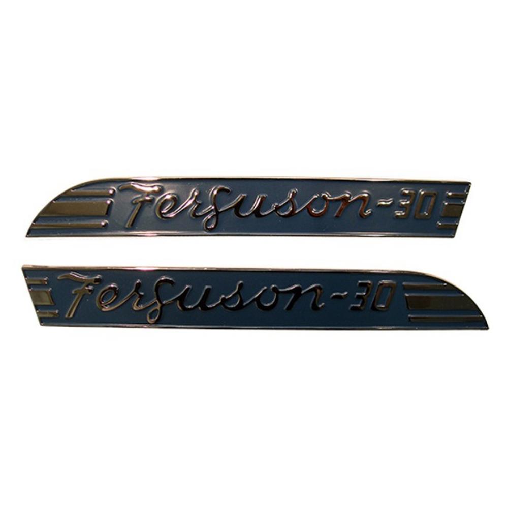 MFS067 Fits Massey Ferguson TO30 Side Emblem Pair Fits Massey Ferguson