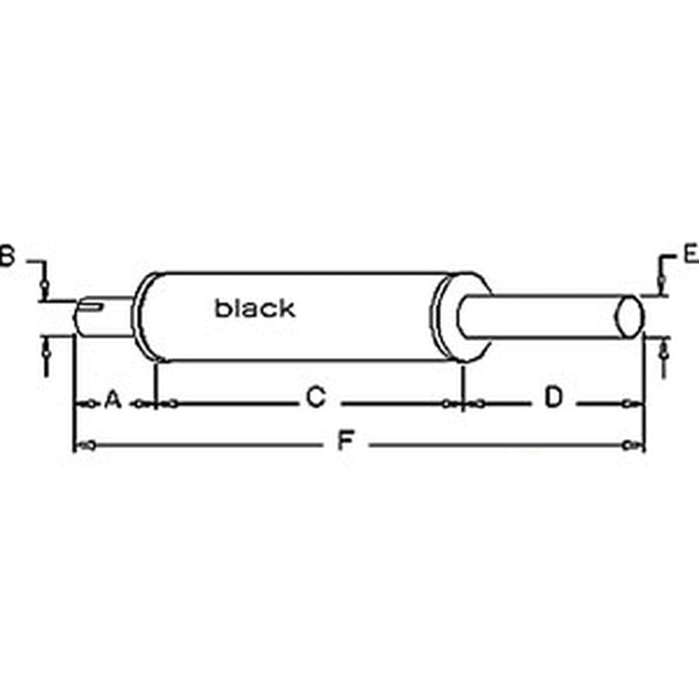 NEW MUFFLER 181867M91 MF 35 135 PIPE CLAMPS RAINCAP Fits Massey Ferguson