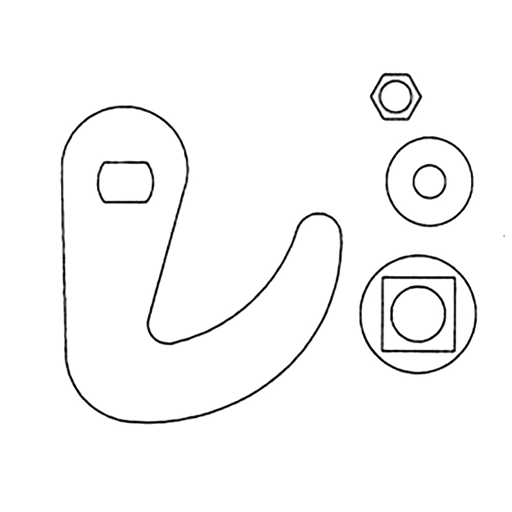 Hood Handle Latch Fits Massey Ferguson Replaces 182367M2