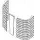 S.60027 GRILLE, RH, MF Fits Massey Ferguson