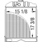 Radiator Fits Massey Ferguson Replaces 182319M91