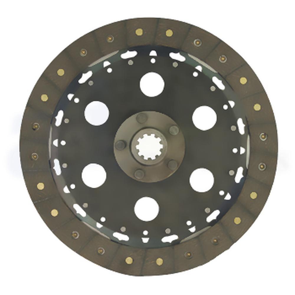 M182841 11" Transmission Disc, Woven, w/-1/8" 10 Spline Hub-Fits Massey Ferguson