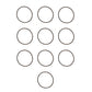 184182M3 Qty 10: Differential Housing Gasket Fits Massey Ferguson 155 (NARROW)