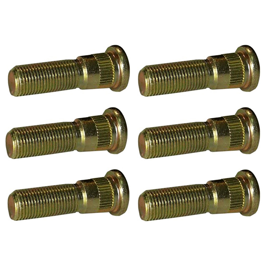 Qty 6: Wheel Stud Fits Massey Ferguson Replaces 181260M1