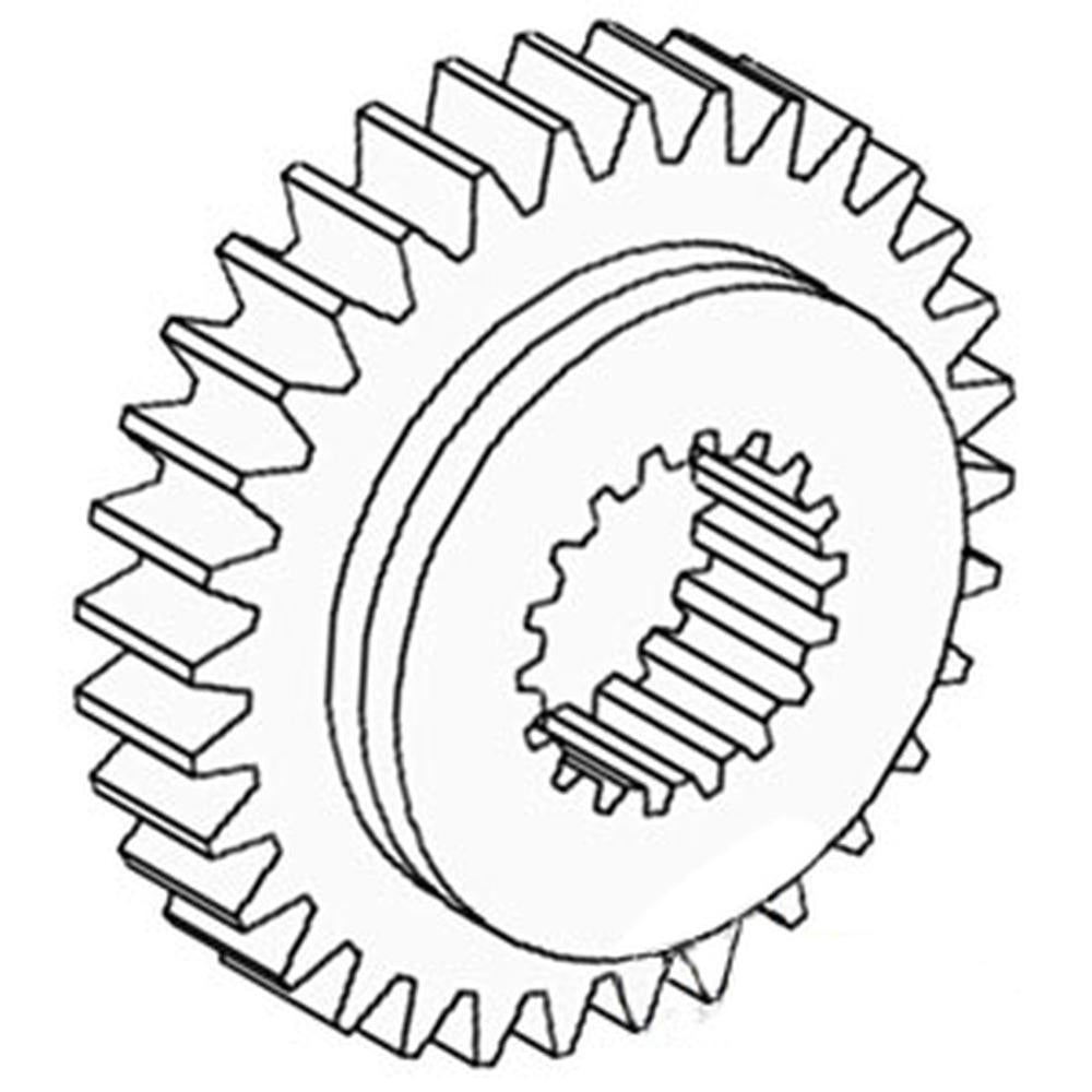 1868010M1 New 4th Countershaft Gear Fits MF 165 231 235 240 245 250 20 +